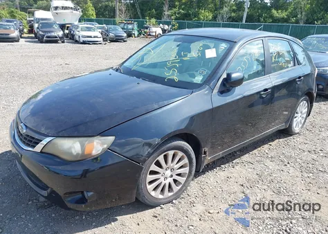 2008 Subaru Impreza 2.5I from USA, damaged, VIN JF1GH61668H821622